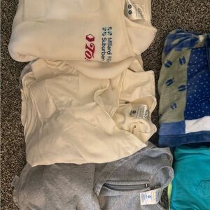 Halo Kids Apparel in Cream and Gray